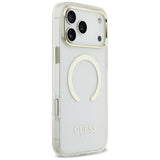 Guess iPhone 17 Pro Max/iPhone 18 Pro Max Skal Metal Outline Guld
