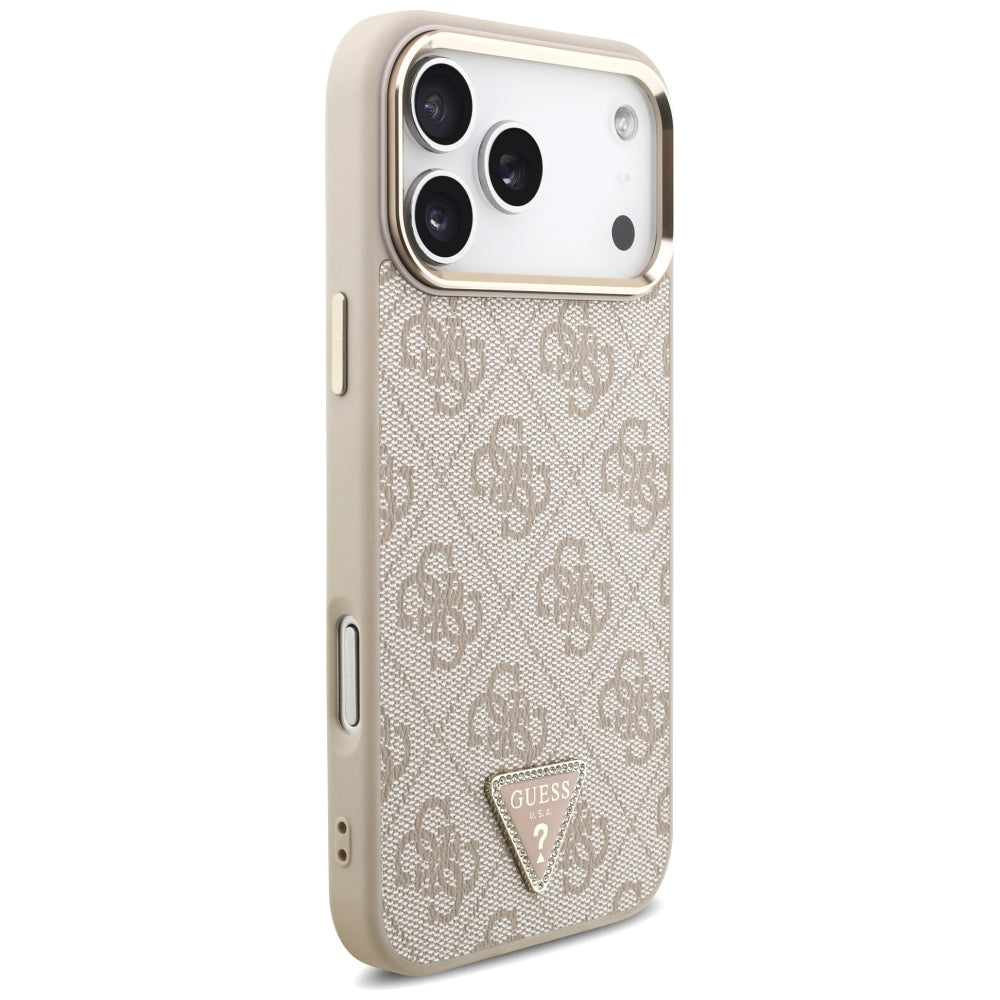 Guess iPhone 17 Pro Max/iPhone 18 Pro Max Skal 4G Triangle MagSafe Rosa