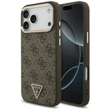 Guess iPhone 17 Pro Max/iPhone 18 Pro Max Skal 4G Triangle MagSafe Brun