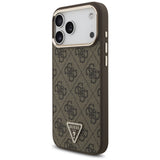 Guess iPhone 17 Pro Max/iPhone 18 Pro Max Skal 4G Triangle MagSafe Brun