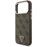 Guess iPhone 17 Pro Max/iPhone 18 Pro Max Skal 4G Triangle MagSafe Brun