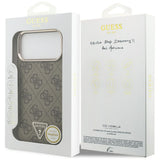 Guess iPhone 17 Pro Max/iPhone 18 Pro Max Skal 4G Triangle MagSafe Brun