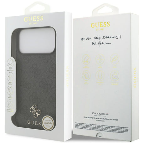 Guess iPhone 17 Pro Max/iPhone 18 Pro Max Skal 4G Small Classic Logo Svart