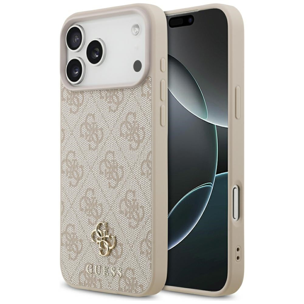 Guess iPhone 17 Pro Max/iPhone 18 Pro Max Skal 4G Classic Logo Small Rosa