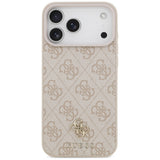 Guess iPhone 17 Pro Max/iPhone 18 Pro Max Skal 4G Classic Logo Small Rosa