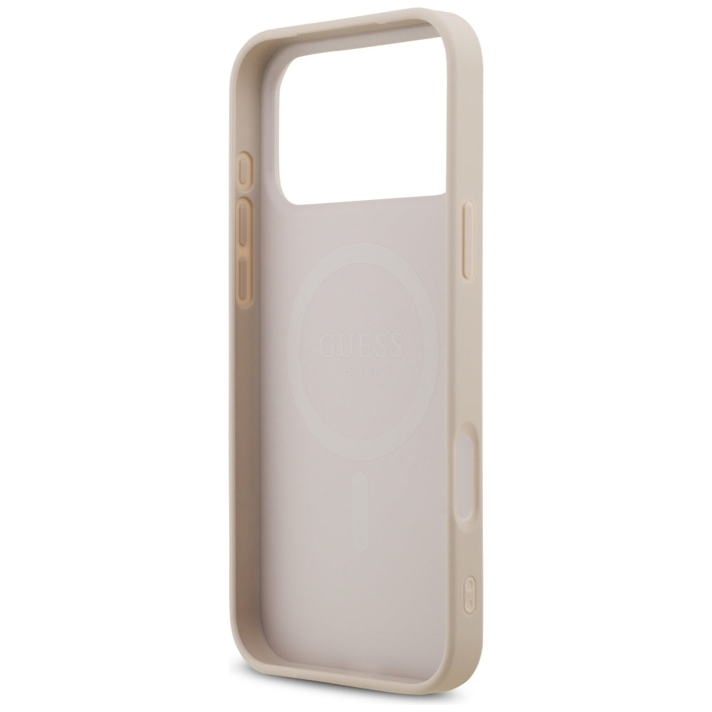 Guess iPhone 17 Pro Max/iPhone 18 Pro Max Skal 4G Classic Logo Small Rosa