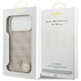 Guess iPhone 17 Pro Max/iPhone 18 Pro Max Skal 4G Classic Logo Small Rosa