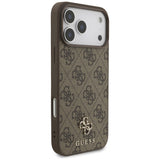 Guess iPhone 17 Pro Max/iPhone 18 Pro Max Skal 4G Small Classic Logo Brun