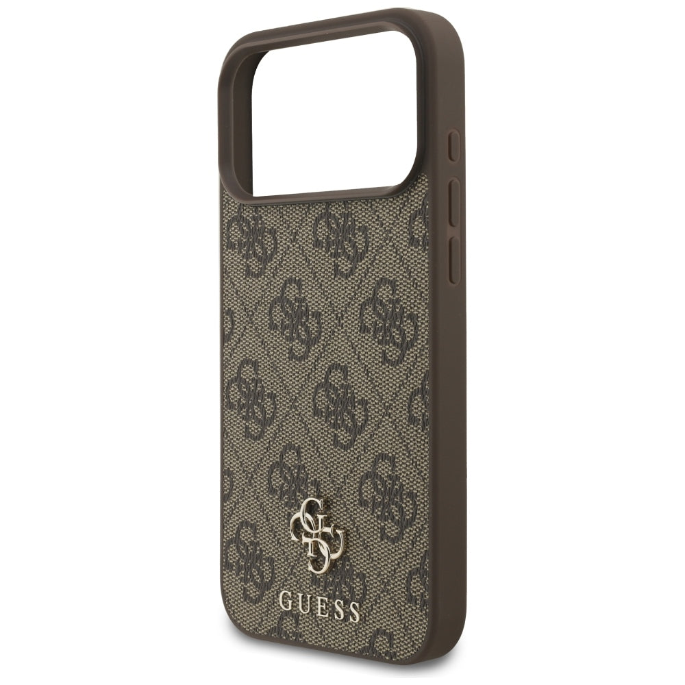 Guess iPhone 17 Pro Max/iPhone 18 Pro Max Skal 4G Small Classic Logo Brun