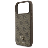 Guess iPhone 17 Pro Max/iPhone 18 Pro Max Skal 4G Small Classic Logo Brun