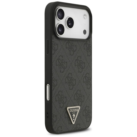 Guess iPhone 17 Pro Max/iPhone 18 Pro Max Skal 4G Triangle Strass Svart