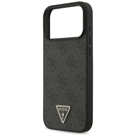 Guess iPhone 17 Pro Max/iPhone 18 Pro Max Skal 4G Triangle Strass Svart