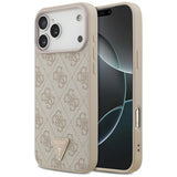 Guess iPhone 17 Pro Max/iPhone 18 Pro Max Skal 4G Triangle Strass Rosa
