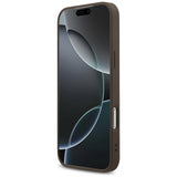 Guess iPhone 17 Pro Max/iPhone 18 Pro Max Skal 4G Triangle Strass Brun