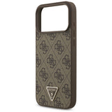 Guess iPhone 17 Pro Max/iPhone 18 Pro Max Skal 4G Triangle Strass Brun