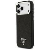 Guess iPhone 17 Pro Max/iPhone 18 Pro Max Skal Glitter Triangle Logo Svart