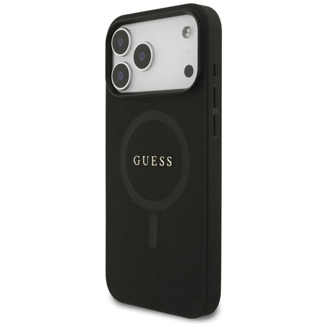 Guess iPhone 17 Pro Max/iPhone 18 Pro Max Skal Saffiano Classic Logo Svart