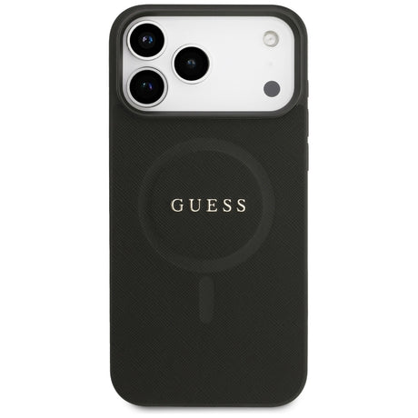 Guess iPhone 17 Pro Max/iPhone 18 Pro Max Skal Saffiano Classic Logo Svart
