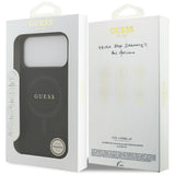 Guess iPhone 17 Pro Max/iPhone 18 Pro Max Skal Saffiano Classic Logo Svart