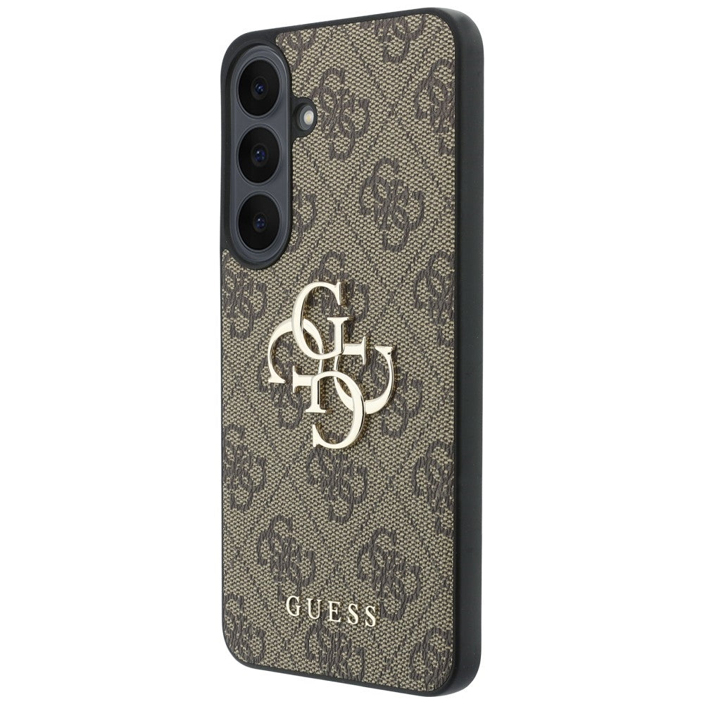 Guess Samsung Galaxy S26 FE Skal 4G Metal Logo Brun