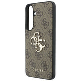 Guess Samsung Galaxy S26 FE Skal 4G Metal Logo Brun