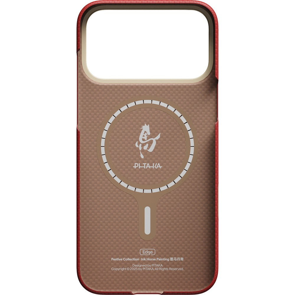 Pitaka iPhone 17 Pro Max Skal Edge MagSafe Cinnabar
