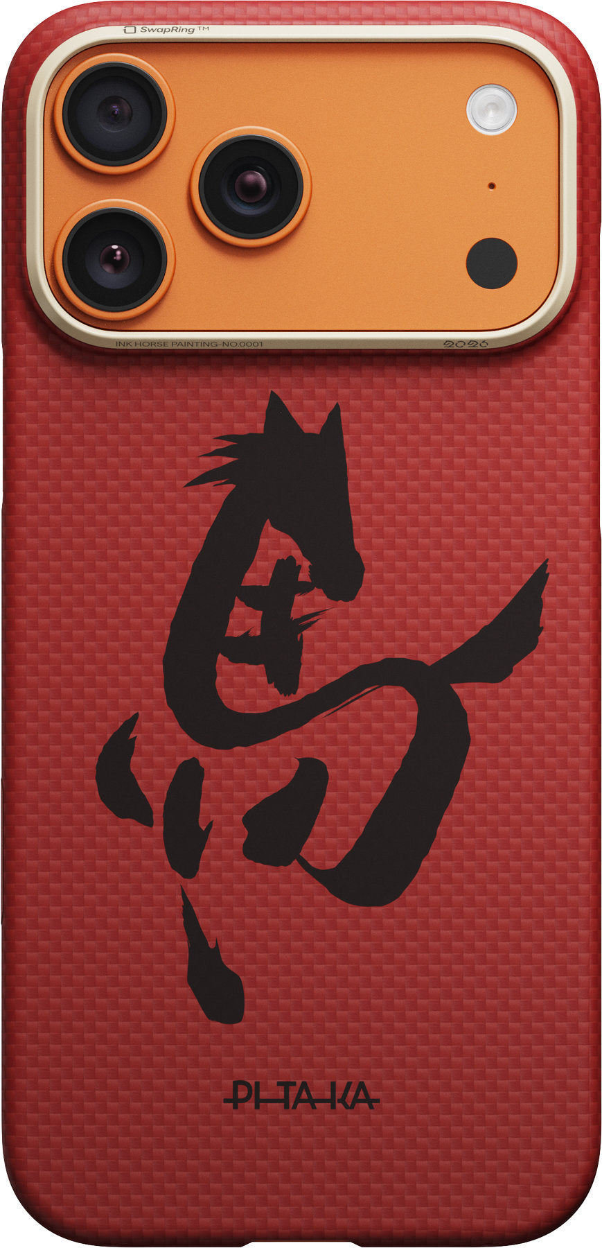 Pitaka iPhone 17 Pro Skal Edge MagSafe Cinnabar