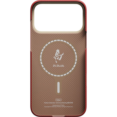 Pitaka iPhone 17 Pro Skal Edge MagSafe Cinnabar