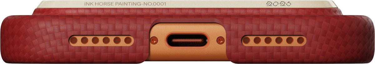 Pitaka iPhone 17 Pro Skal Edge MagSafe Cinnabar