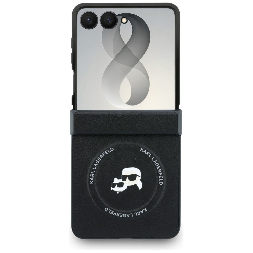 Karl Lagerfeld Samsung Galaxy Z Flip 8 Skal Karl & Choupette MagSafe Svart