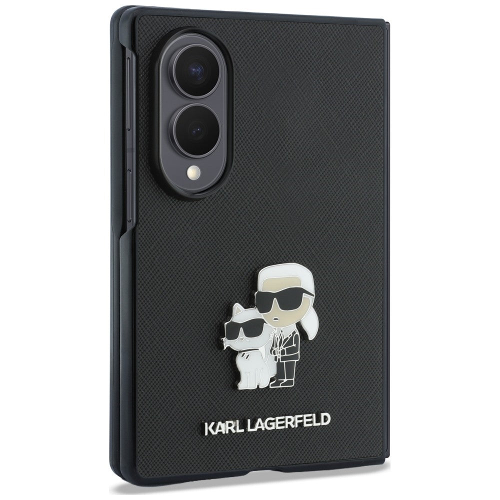 Karl Lagerfeld Samsung Galaxy Z Fold 8 Skal Saffiano Karl & Choupette Svart