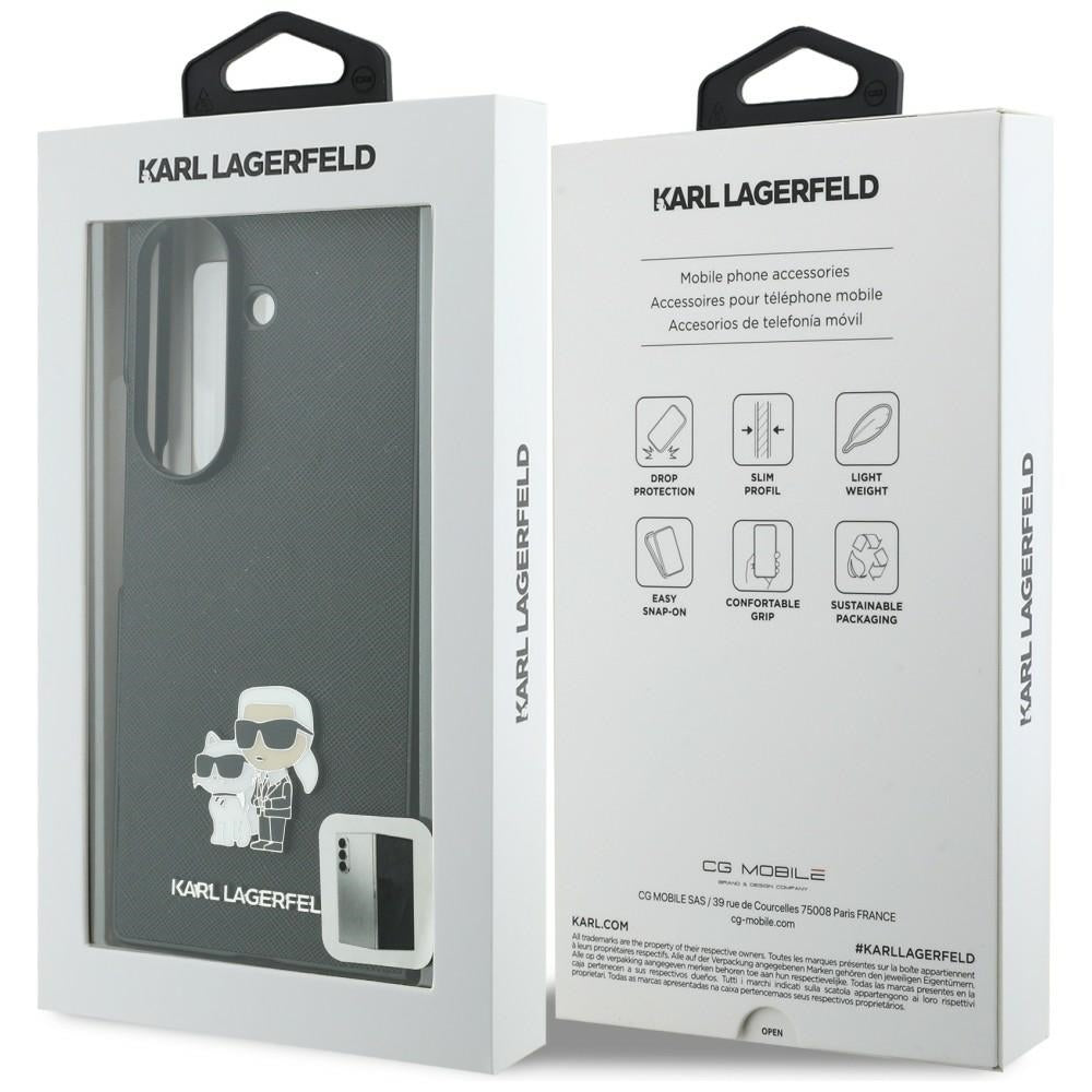 Karl Lagerfeld Samsung Galaxy Z Fold 8 Ultra Skal Saffiano Karl & Choupette Svart