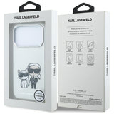 Karl Lagerfeld iPhone 17 Pro/iPhone 18 Pro Skal Smooth Karl & Choupette Sketch Beige