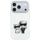 Karl Lagerfeld iPhone 17 Pro Max/iPhone 18 Pro Max Skal Smooth Karl & Choupette Sketch Beige