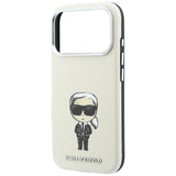 Karl Lagerfeld iPhone 17 Pro/iPhone 18 Pro Skal Smooth Ikonik Sketch Beige
