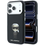 Karl Lagerfeld iPhone 17 Pro/iPhone 18 Pro Skal Smooth Ikonik Sketch Svart