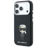 Karl Lagerfeld iPhone 17 Pro/iPhone 18 Pro Skal Smooth Ikonik Sketch Svart