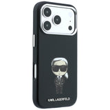Karl Lagerfeld iPhone 17 Pro/iPhone 18 Pro Skal Smooth Ikonik Sketch Svart