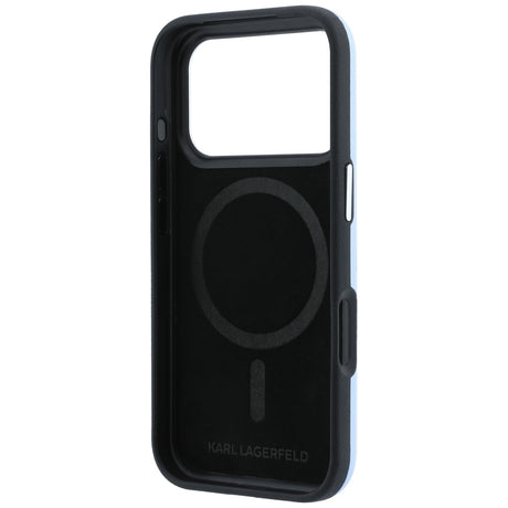 Karl Lagerfeld iPhone 17 Pro/iPhone 18 Pro Skal Smooth Ikonik Sketch Blå