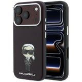 Karl Lagerfeld iPhone 17 Pro Max/iPhone 18 Pro Max Skal Smooth Ikonik Sketch Burgundy