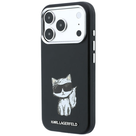 Karl Lagerfeld iPhone 17 Pro/iPhone 18 Pro Skal Smooth Choupette Sketch Svart