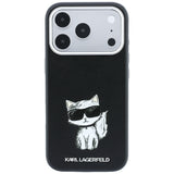 Karl Lagerfeld iPhone 17 Pro/iPhone 18 Pro Skal Smooth Choupette Sketch Svart