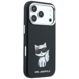 Karl Lagerfeld iPhone 17 Pro/iPhone 18 Pro Skal Smooth Choupette Sketch Svart