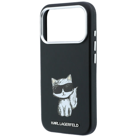 Karl Lagerfeld iPhone 17 Pro/iPhone 18 Pro Skal Smooth Choupette Sketch Svart