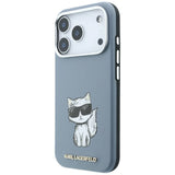Karl Lagerfeld iPhone 17 Pro/iPhone 18 Pro Skal Smooth Choupette Sketch Blå