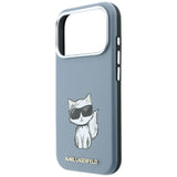 Karl Lagerfeld iPhone 17 Pro/iPhone 18 Pro Skal Smooth Choupette Sketch Blå