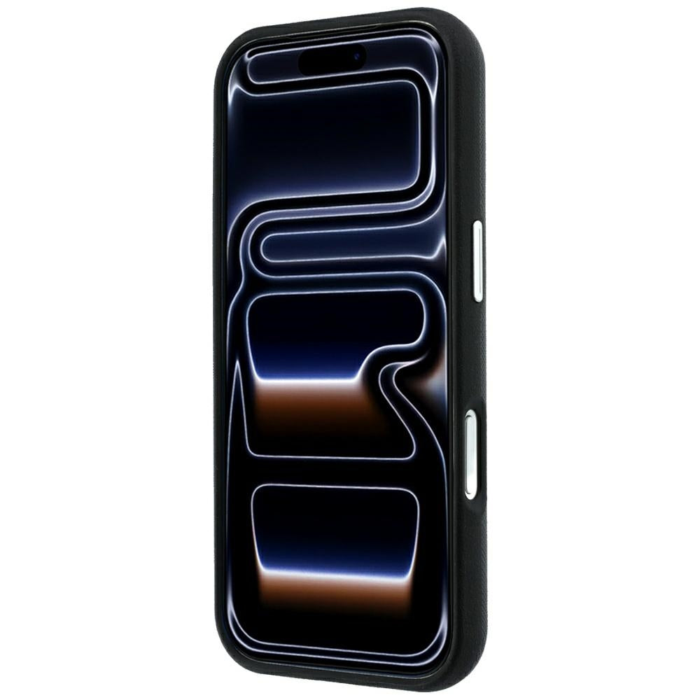Karl Lagerfeld iPhone 17 Pro Max/iPhone 18 Pro Max Skal Saffiano Script Logo Svart