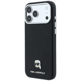Karl Lagerfeld iPhone 17 Pro Max/iPhone 18 Pro Max Skal Grained Karl Svart