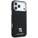 Karl Lagerfeld iPhone 17 Pro Max/iPhone 18 Pro Max Skal Grained Karl Svart