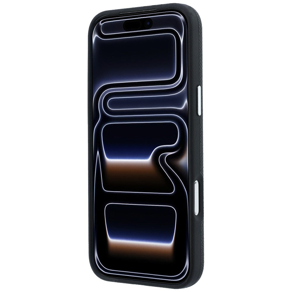Karl Lagerfeld iPhone 17 Pro Max/iPhone 18 Pro Max Skal Grained Karl Svart